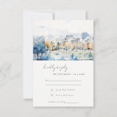 Minimal San Jose RSVP Karte (Vorderseite)