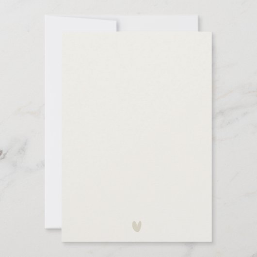 Minimal Santorini Griechenland Wasserfarbenpaare D Einladung (Rückseite)