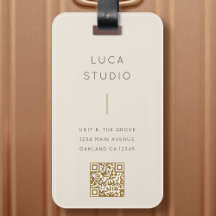 Minimal sauberer einfacher, moderner QR Code Gold 