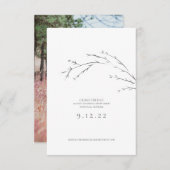 Minimal Save the Date Ändern Sie die Date Wedding  (Vorne/Hinten)