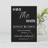 Minimal Save the Date E-Einladung Einladung (Stehend Vorderseite)