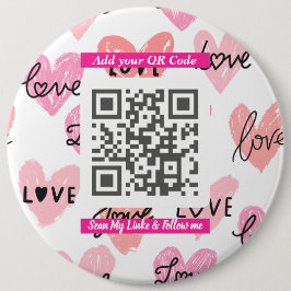 Minimal “Scan Me” QR Code, Simple Accessory Button