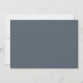 MINIMAL SCANDI NAVY GRAU BLUE TYPOGRAPHY WEDD DANKESKARTE (Rückseite)