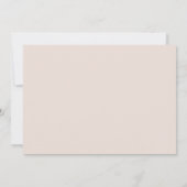 MINIMAL SCANDI NAVY PINK BLUSH TYPOGRAPHY WEDD DANKESKARTE (Rückseite)
