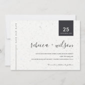 MINIMAL SCANDI RUSTISCHE TERRAZZO-TEXTURE-TYPOGRAP SAVE THE DATE (Vorderseite)