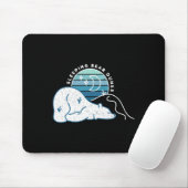 Minimal Schlafbärenduschen Retro Sunset Michigan Mousepad (Mit Mouse)