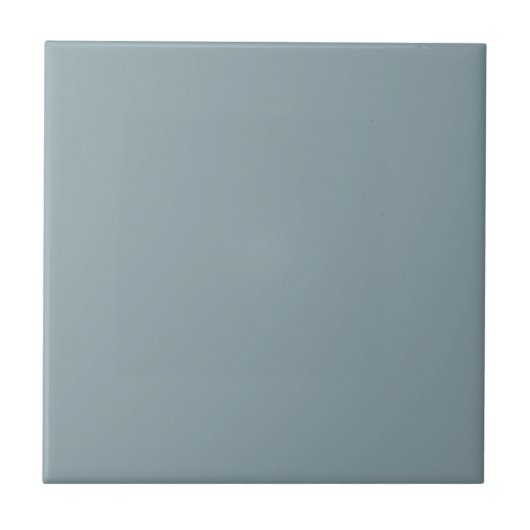 Minimal schlicht blaue Vollfarbe Fliese (Vorderseite)