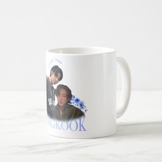 Minimal schöner Jungkook Kaffeetasse (VorderseiteRechts)