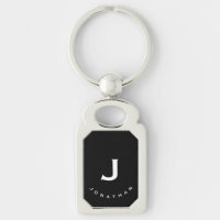 Minimal Schwarz Classic Monogramm