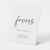 Minimal Schwarz-weiß Moderne klassische Gastgesche Sockelschild (Vorderseite)