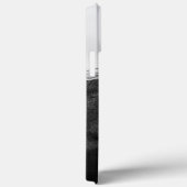 Minimal Schwarz-weißes Pferdportrait Reittiere Case-Mate iPhone Hülle (Rückseite / Rechts)