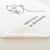 Minimal Schwarz wurde sie zu einem Helden-Inspirat Sherpadecke (3/4)