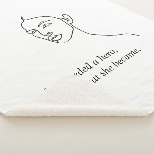 Minimal Schwarz wurde sie zu einem Helden-Inspirat Sherpadecke (3/4)