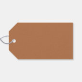 Minimal Script Custom Herzlichen Glückwunsch Terra Geschenkanhänger (Rückseite Horizontal)