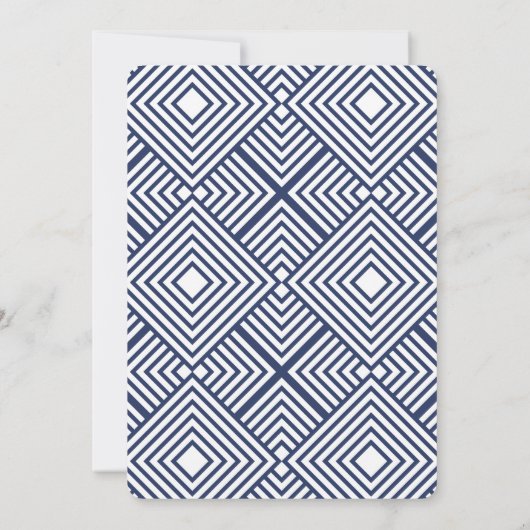 MINIMAL SCRIPT einfache moderne Hochzeitsnacht bla Einladung (Rückseite)