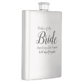 Minimal Script VATER DER BRIDE Hip Flask Flachmann (Rechts)