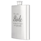 Minimal Script VATER DER BRIDE Hip Flask Flachmann (Links)