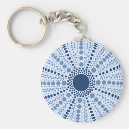 Minimal Sea Urchin Geometric Schlüsselanhänger
