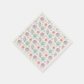 Minimal Seashell Birthday Serviette (Ecke)