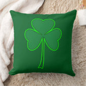 Minimal Shamrock St Patrick’s Day Shirt – almofada Kissen (Decke)