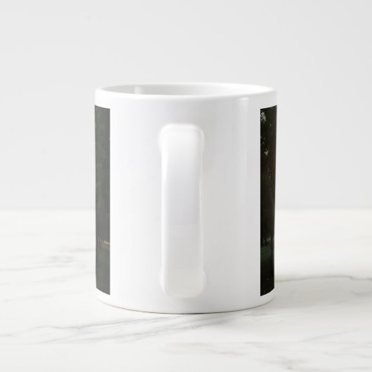 Minimal Silhouette Mug Jumbo-Tasse (Rückseite)