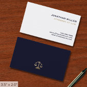 Minimal Simple Attorney Visitenkarte