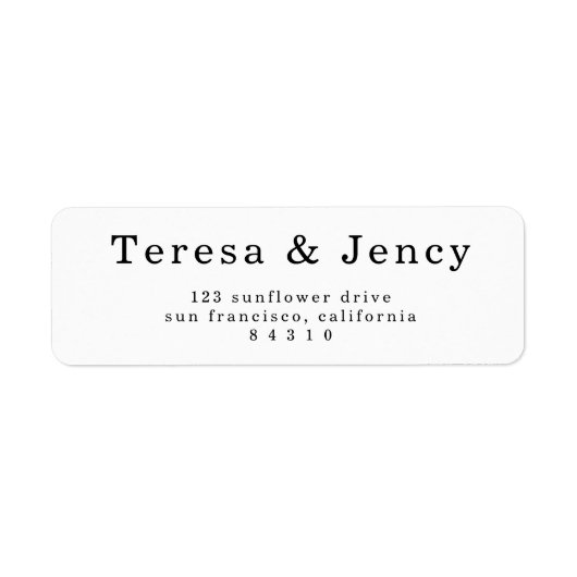 Minimal Simple Clean White Design (Vorne)