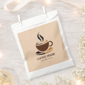 Minimal Simple Coffee Shop barista Geschenktütchen (Ausgeschnitten)