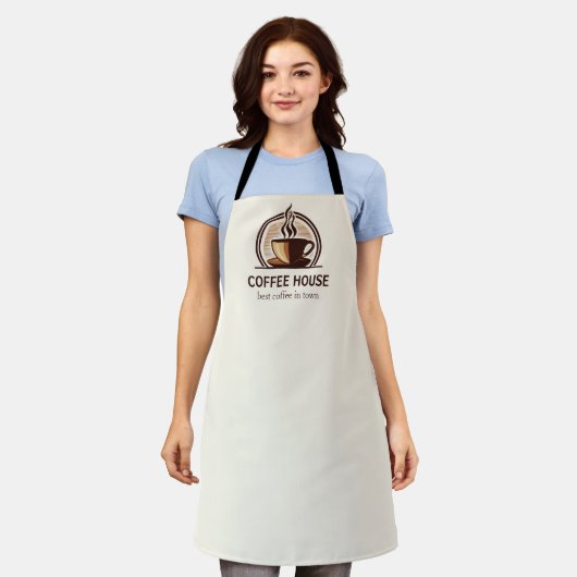 Minimal Simple Coffee Shop barista Schürze (Getragen)
