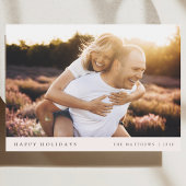 Minimal Simple Elegante Weihnachten Couple Foto