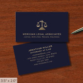 Minimal Simple Law Firm Visitenkarte