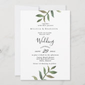 Minimal Simple Wedding İnvitation Save The Date (Vorderseite)