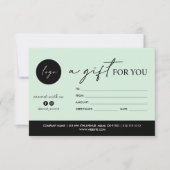 MINIMAL SKRIPT EIN GESCHENK FÜR SIE LOGO SOZIALKON (Vorderseite)