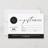 MINIMAL SKRIPT EIN GESCHENK FÜR SIE LOGO SOZIALKON (Vorderseite)