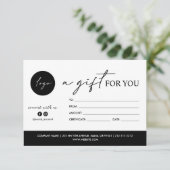 MINIMAL SKRIPT EIN GESCHENK FÜR SIE LOGO SOZIALKON (Stehend Vorderseite)