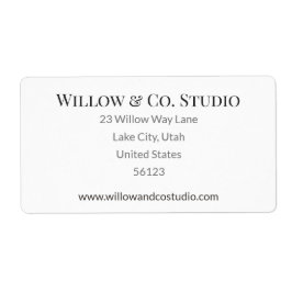 Minimal Small Business Shipping