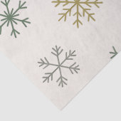 Minimal Snowflakes Seamless Pattern Seidenpapier (Detail)