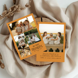 Minimal so sehr dankbar Fotos glücklich Thanksgivi Feiertagskarte