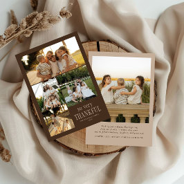 Minimal so sehr dankbar Fotos glücklich Thanksgivi Feiertagskarte