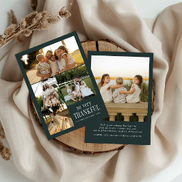 Minimal so sehr dankbar Fotos glücklich Thanksgivi Feiertagskarte