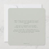 Minimal Square Grau-Green Frame Triple Foto Ankündigung (Rückseite)