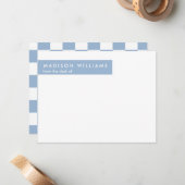 Minimal Square Stilvolle moderne moderne Notizkart Mitteilungskarte (Vorderseite/Rückseite Beispiel)