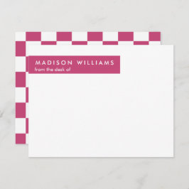 Minimal Square Stilvolle moderne moderne Notizkart Mitteilungskarte