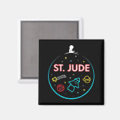 Minimal St Jude Patient Ty Rocket Magnet (Vorderseite/Rückseite)