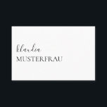 Minimal Standard Visitenkarten Vorlage - Visitenkarte<br><div class="desc">Minimal Standard Visitenkarten Vorlage. Füge deine eigenen Details in nur wenigen Schritten hinzu und gestalte deine eigene Visitenkarten noch heute online.</div>