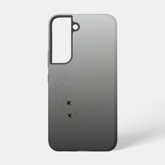 Minimal Star Sparkle Phone Case - Eleganter Gradie Samsung Galaxy Hülle (Rückseite)