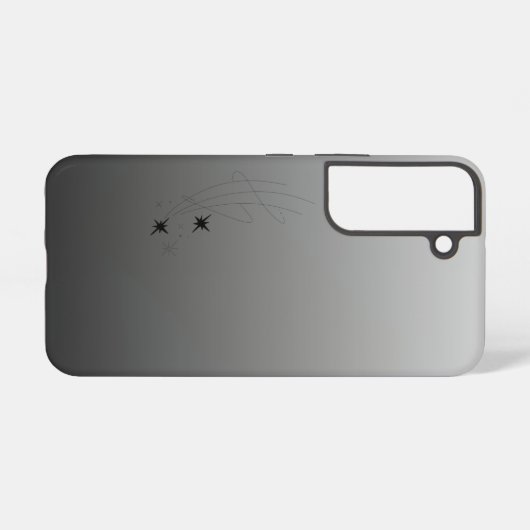 Minimal Star Sparkle Phone Case - Eleganter Gradie Samsung Galaxy Hülle (Rückseite (Horizontal))