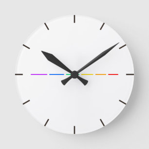 Minimal Statement Runde Wanduhr