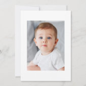 Minimal staubige Rose zuerst heilige Kommunion Einladung (Rückseite)