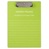 Minimal stilvoll und modern klemmbrett (Vorderseite)